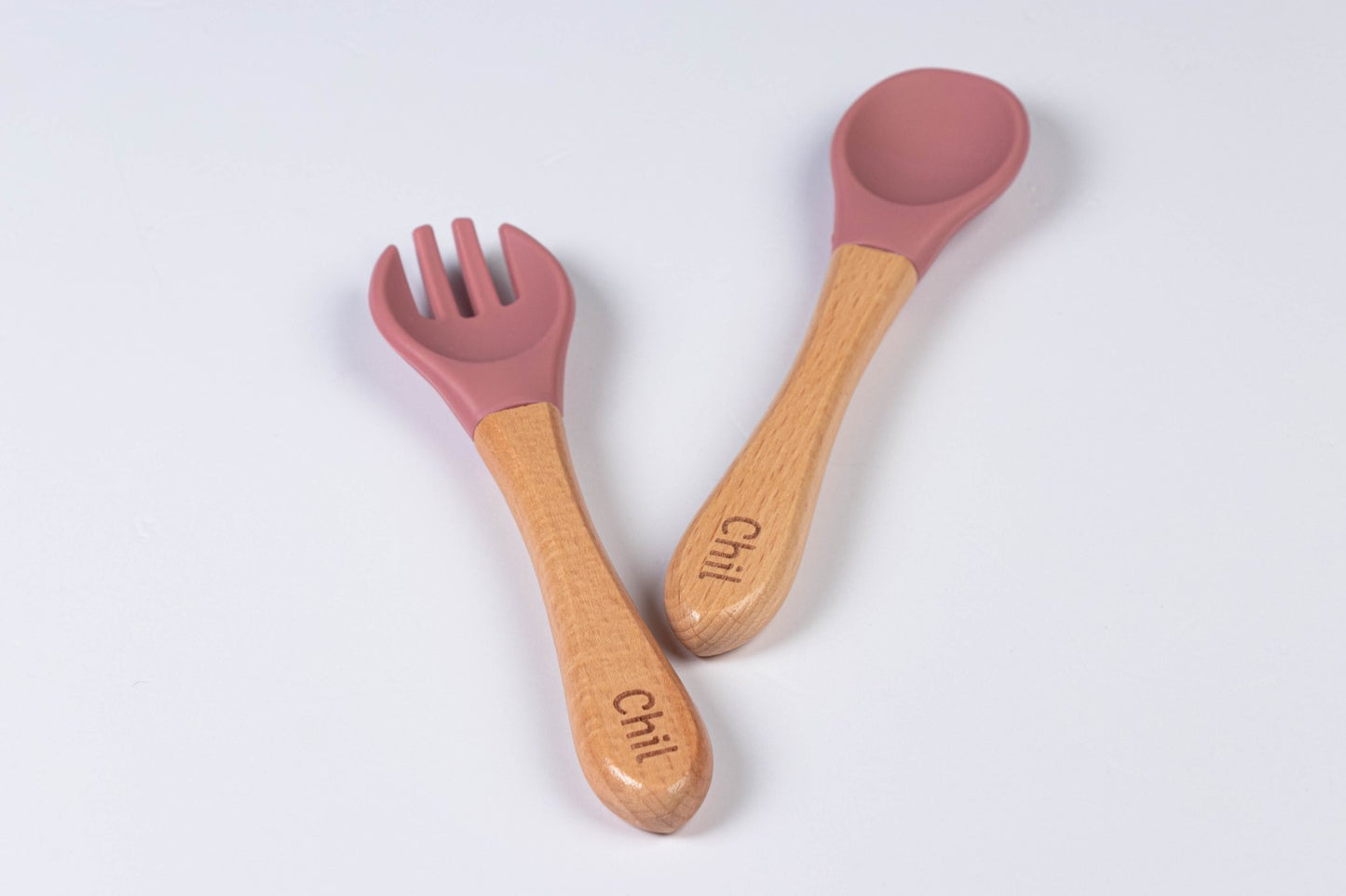 Chil spoon and fork