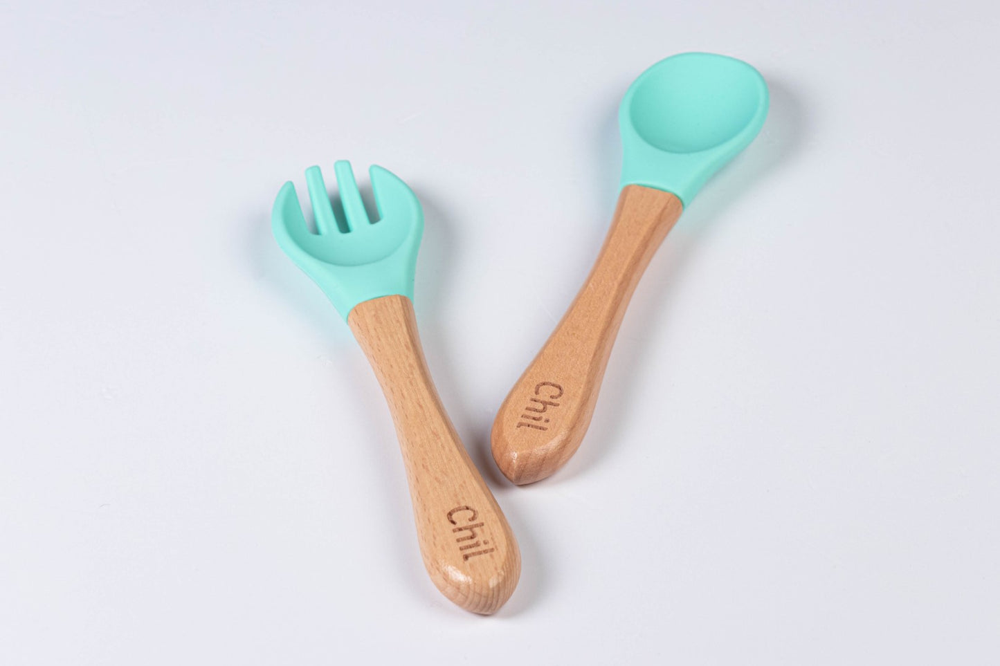 Chil spoon and fork